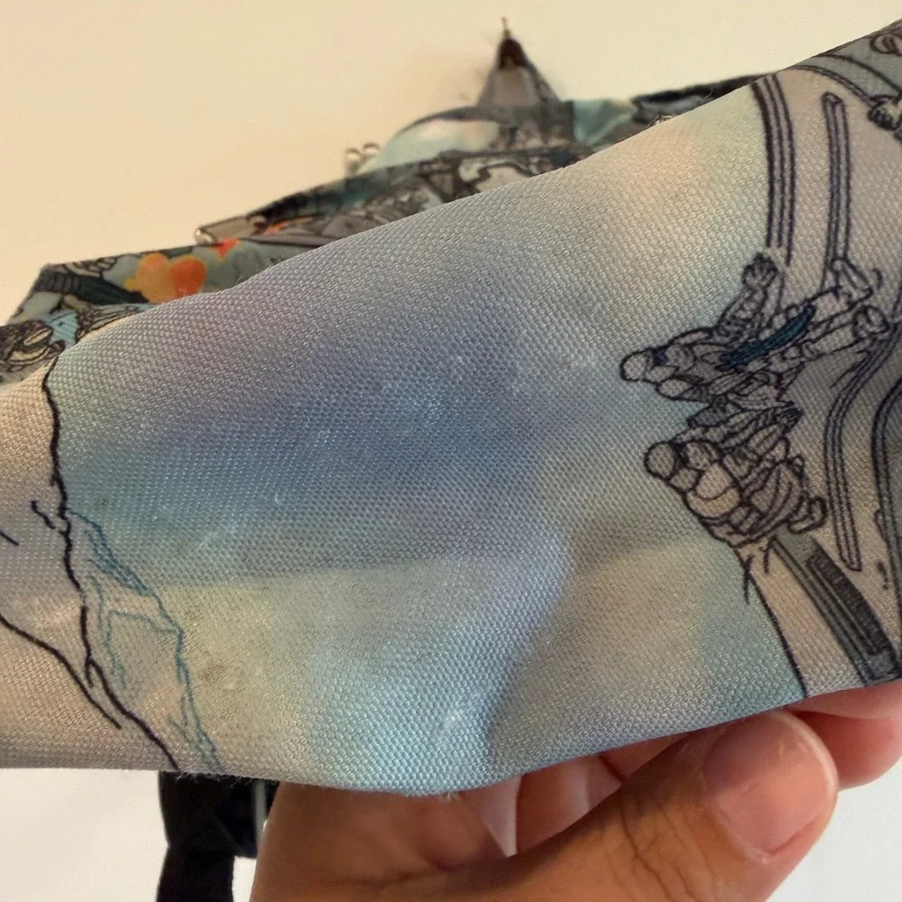 Loungefly Star Wars Battle of Hoth AT-AT Snowtrooper Canvas Backpack Blue